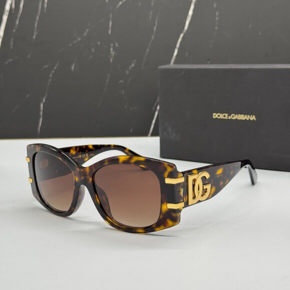NEW DOLCE&GABBANA DG4501 502/13 HAVANA SUNGLASSES DG4501 50213 EYEWEAR - Picture 1 of 11